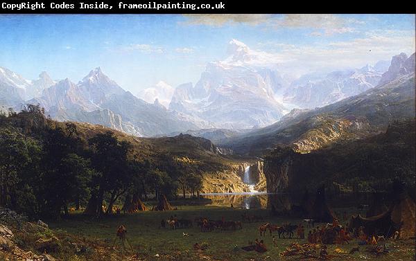 Albert Bierstadt The Rocky Mountains, Lander's Peak